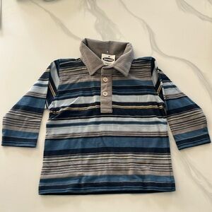 Old Navy long-sleeve polo (sz 6-12 mos)